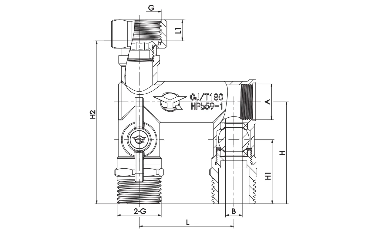 Three-Way Gas Valve